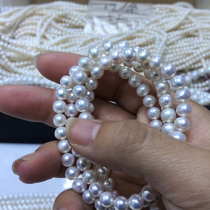 大理石磁石天然小米链