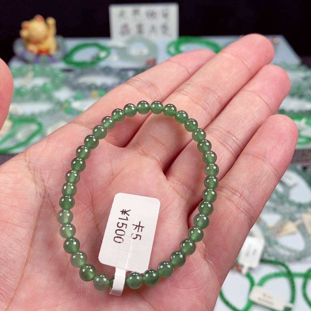 未镶嵌手链翡翠卡5