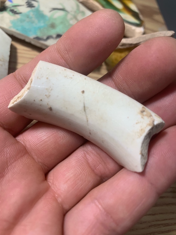 瓷片制作工艺精湛