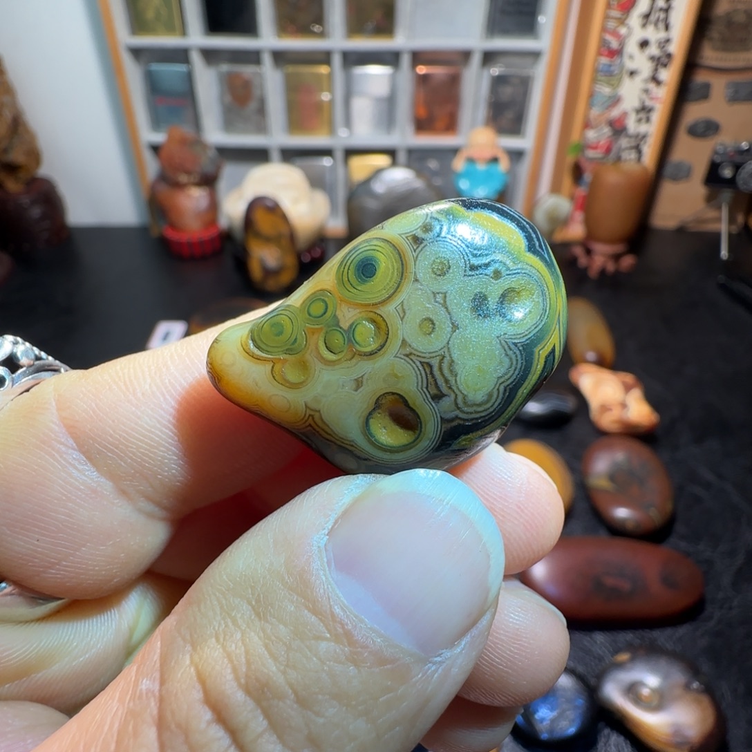 石材马料原石 花纹小籽