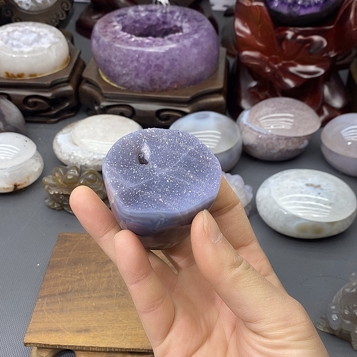 未镶嵌摆件紫晶紫晶