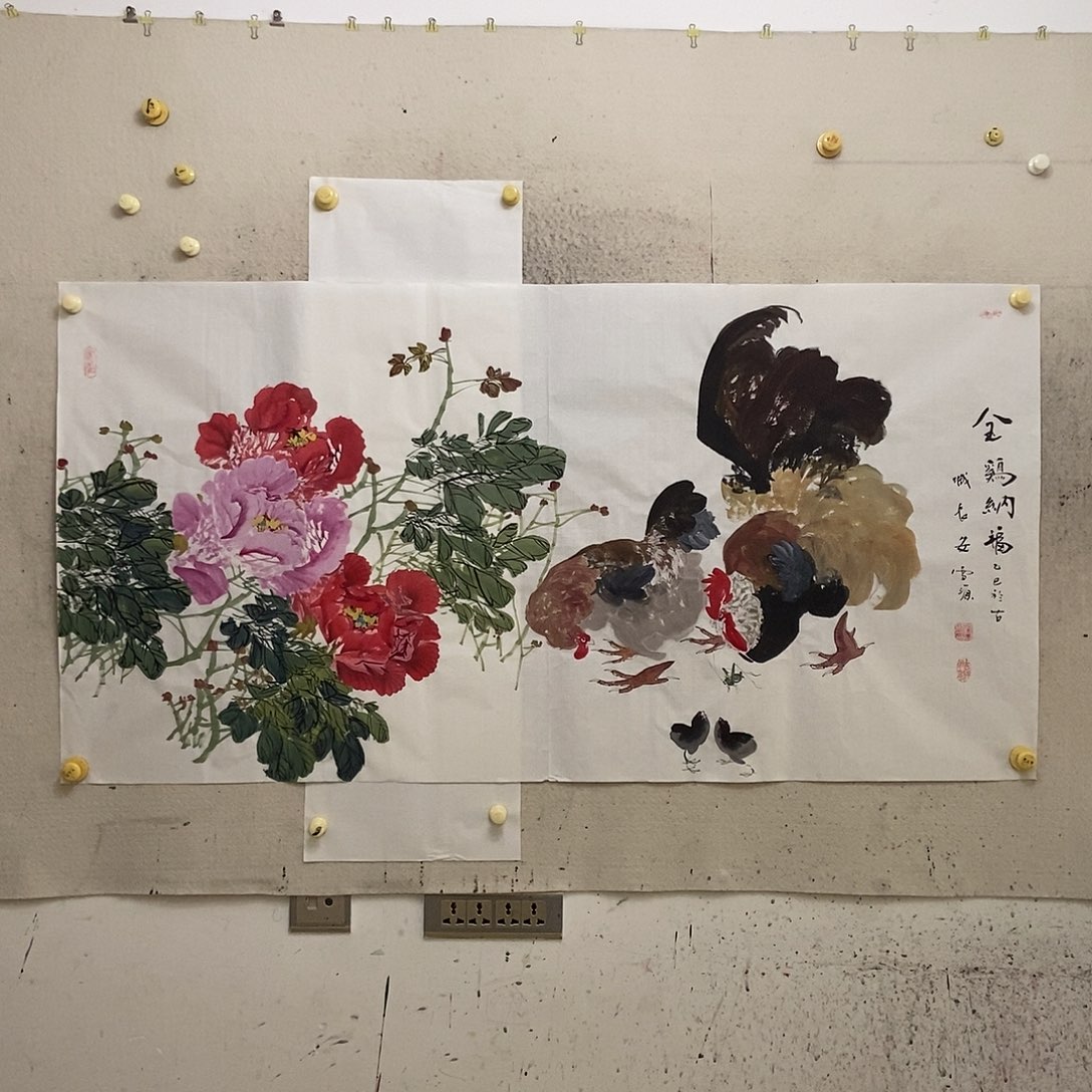 用***4国画我们都市的喧嚣是