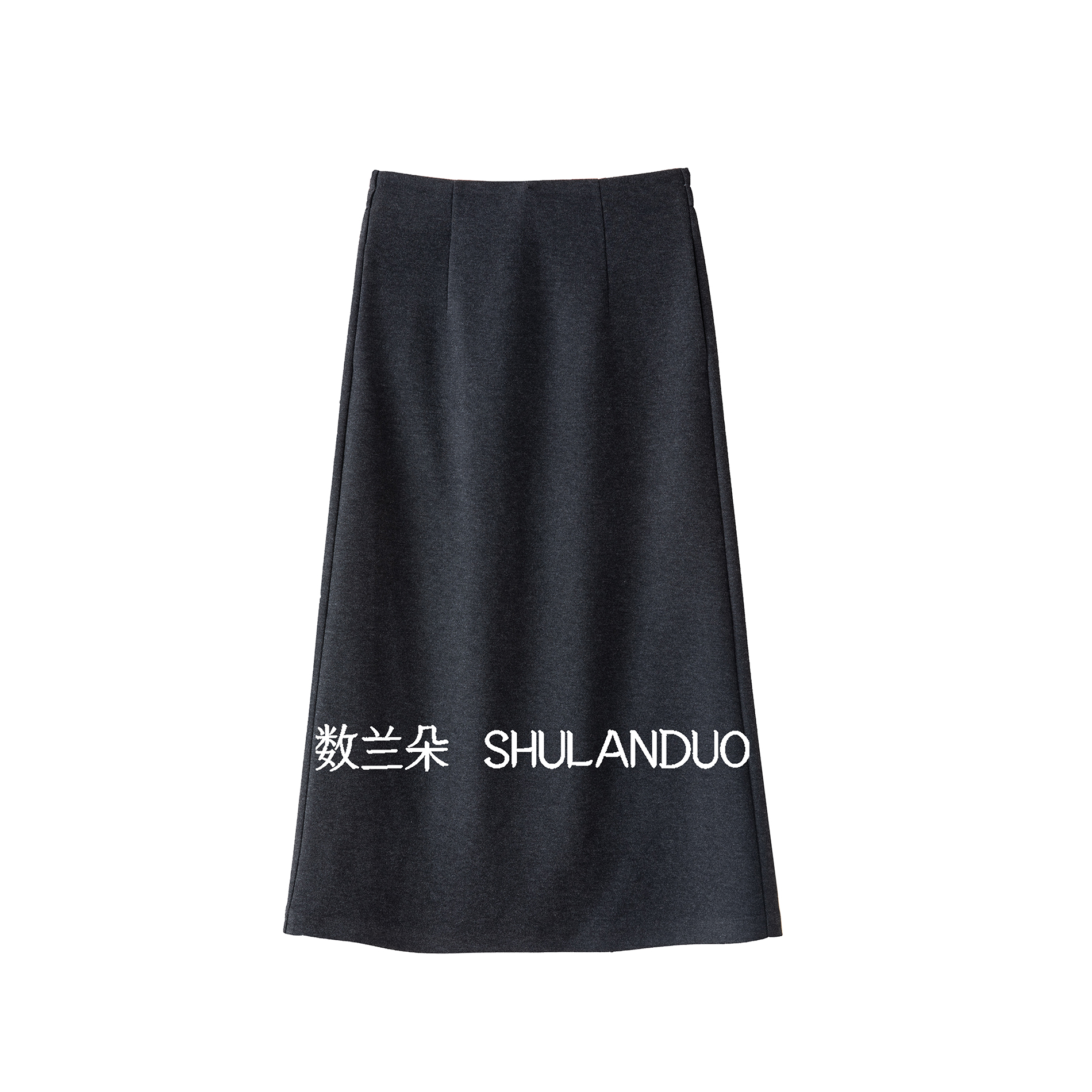 【毛呢半身裙】数兰朵秋冬厚款毛呢半身裙含羊毛 法式复古连腰
