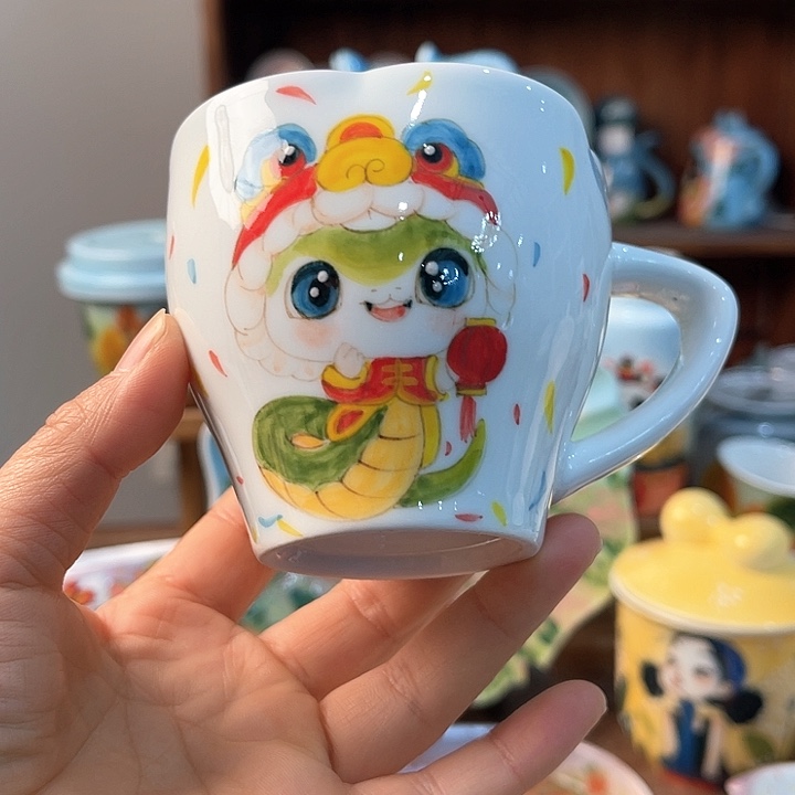 陶景德镇釉下手绘陶瓷