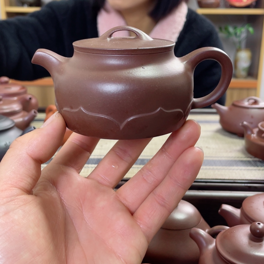 紫砂茶壶莲韵170ccccccc
