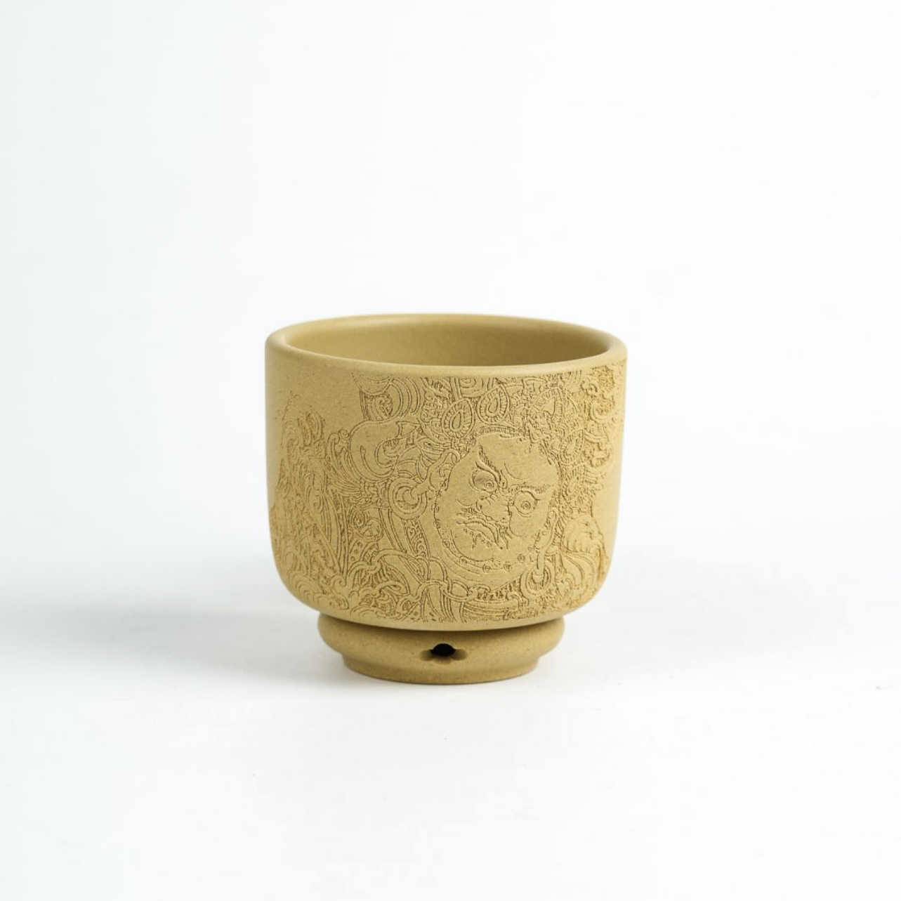 紫 器｜黄财神主人杯 · 130cc（本绿）