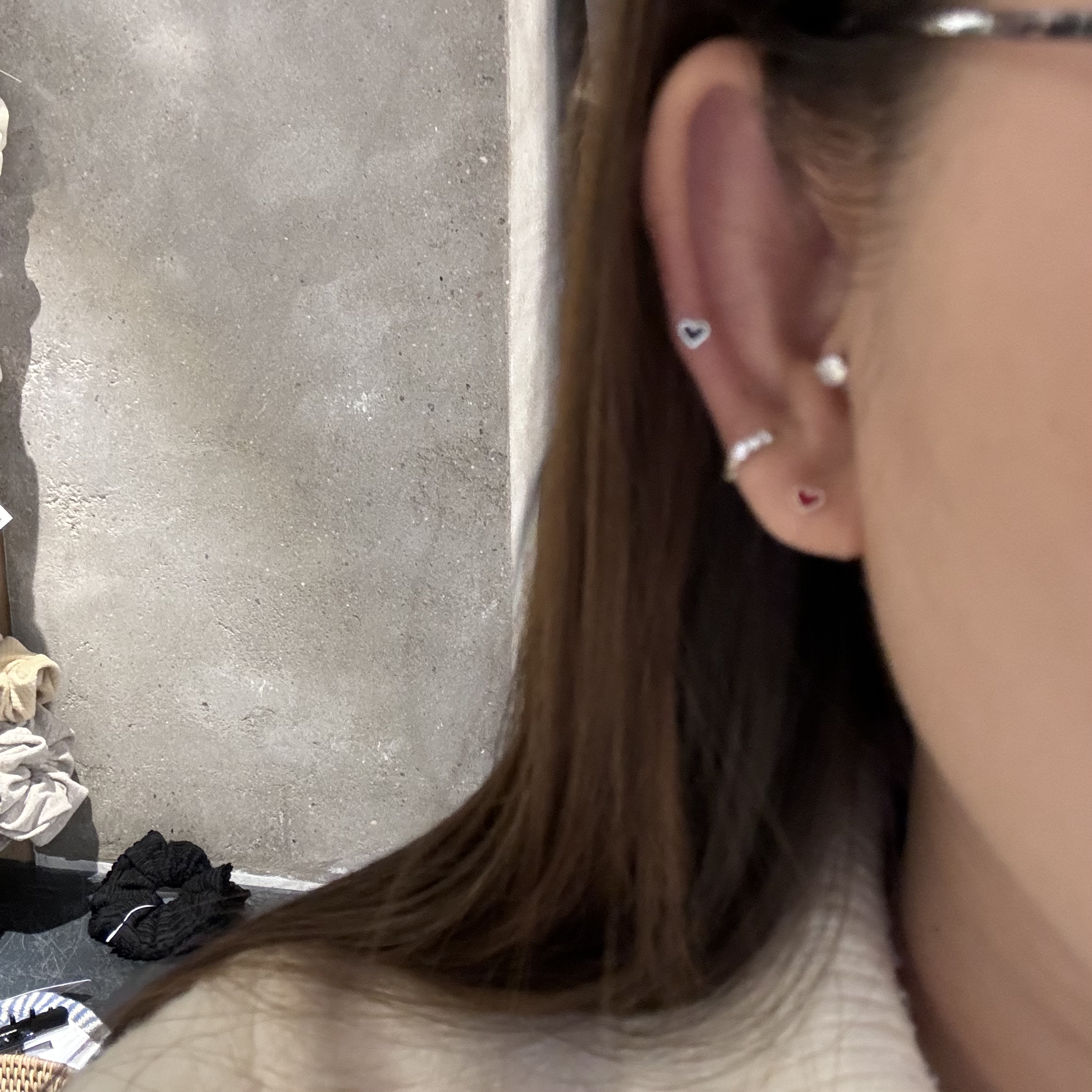 925银耳饰 通体s925银 P121011 红桃A螺旋扣耳钉耳骨钉