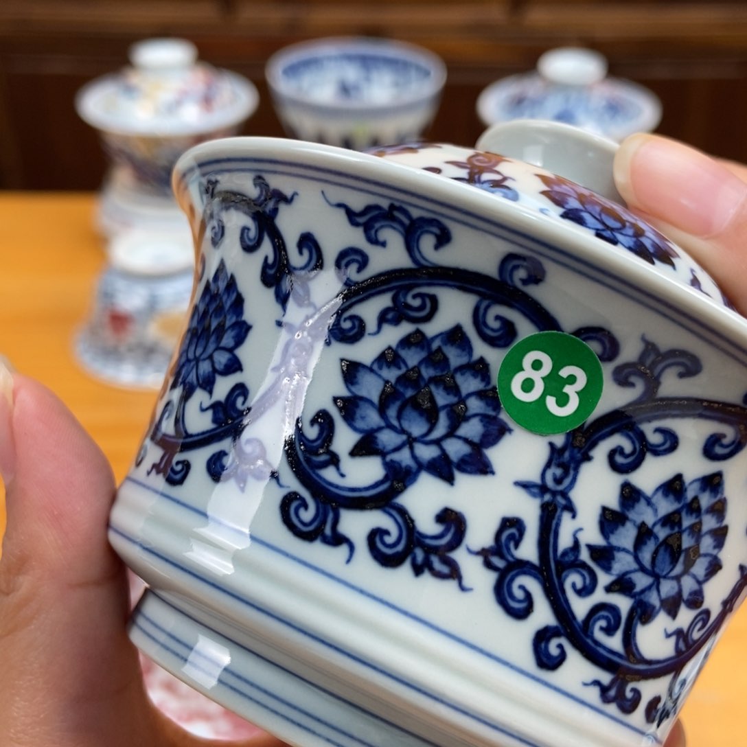 手绘现代茶具非古董