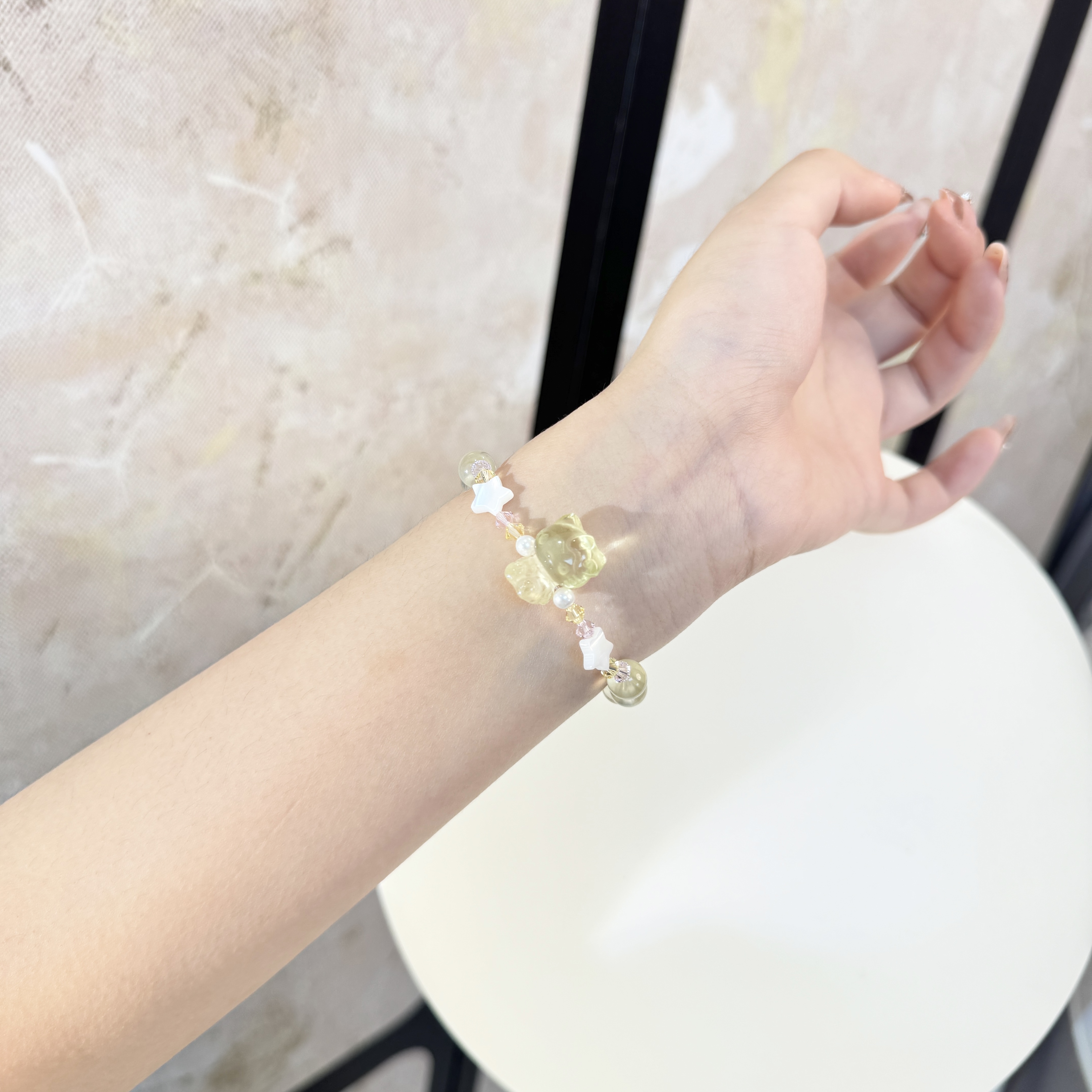 源源手作*甜柠小猫手串C