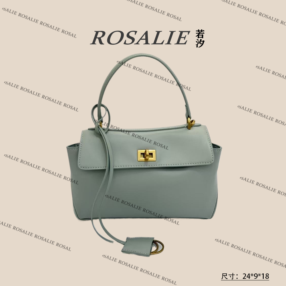  【若汐Rosalie】XKY-6928-天青灰-轻奢小众时尚百搭女士包包