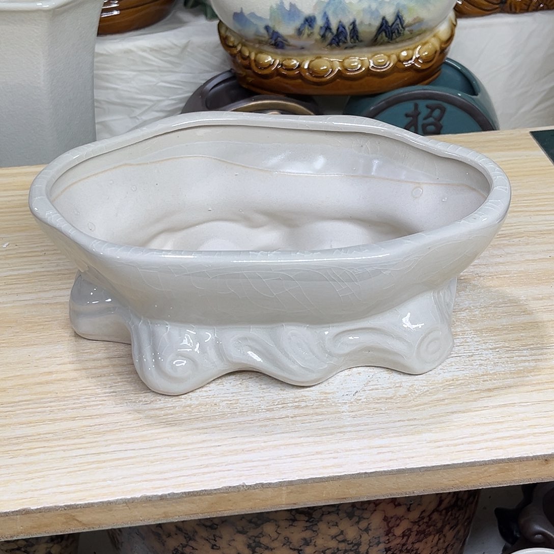 陶瓷绿植多肉微瑕花盆口径22*14*8.5