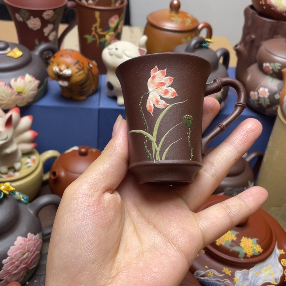 茶杯紫砂紫砂主人杯60c c