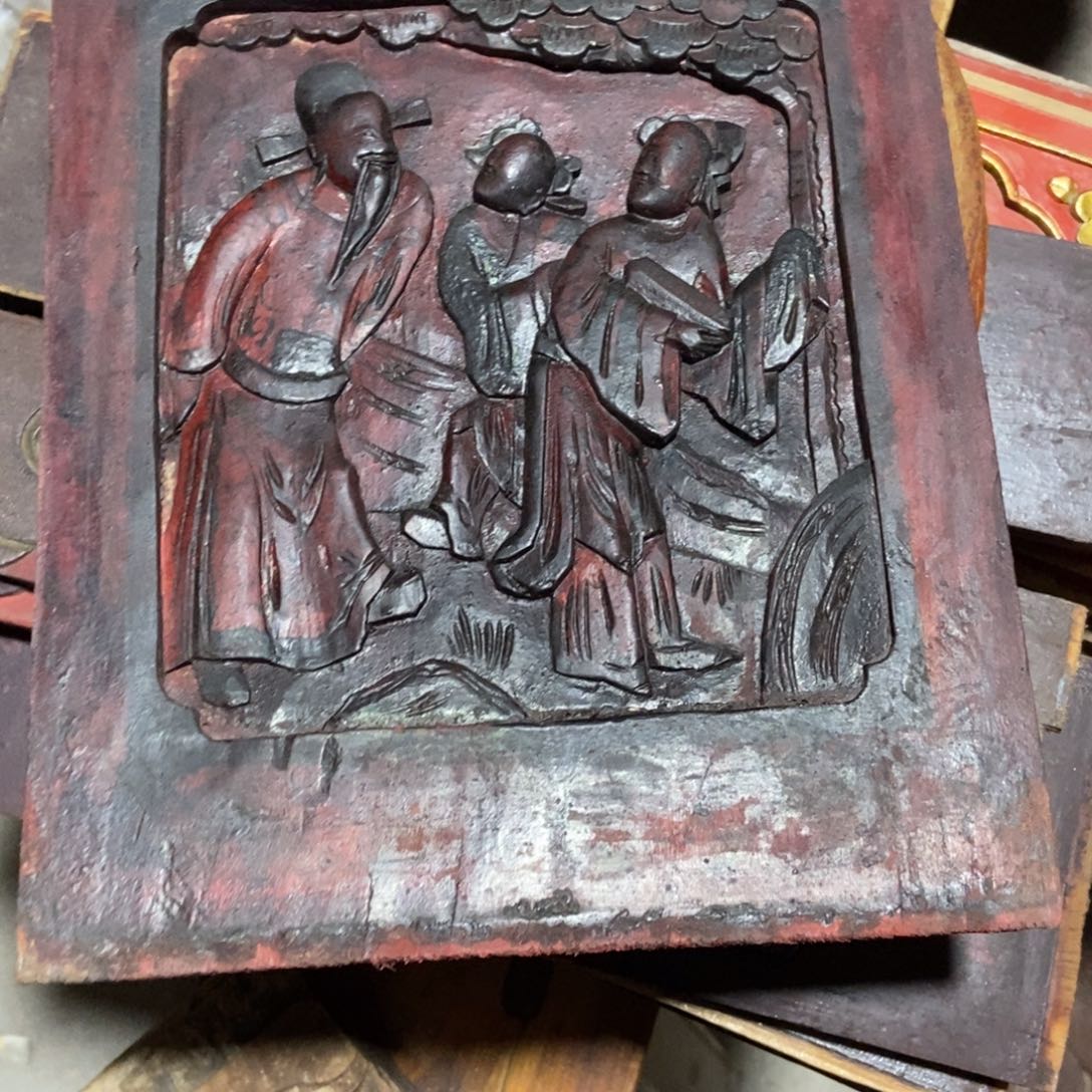 木火*浮雕人物花板一片