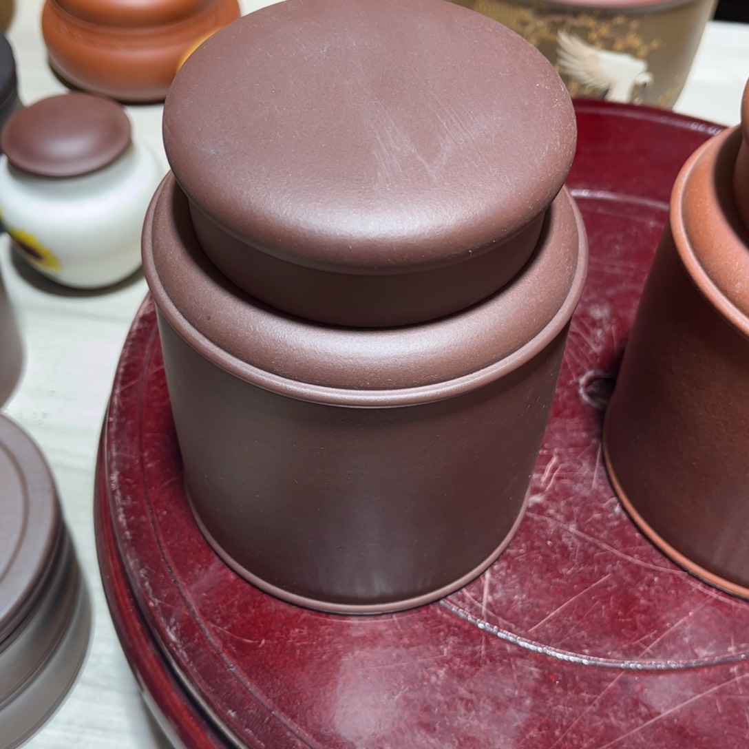 紫砂茶叶罐嘿**嘿茶…………