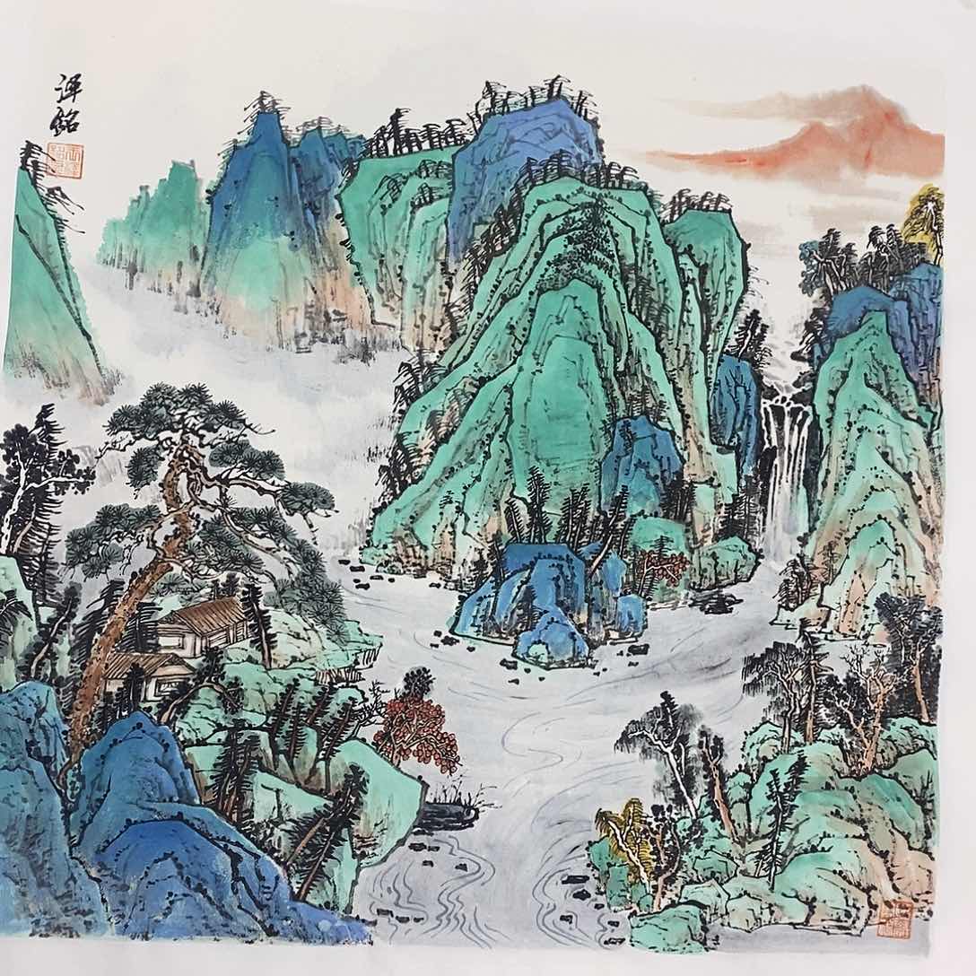 国画，波魔鬼和魔鬼之间都