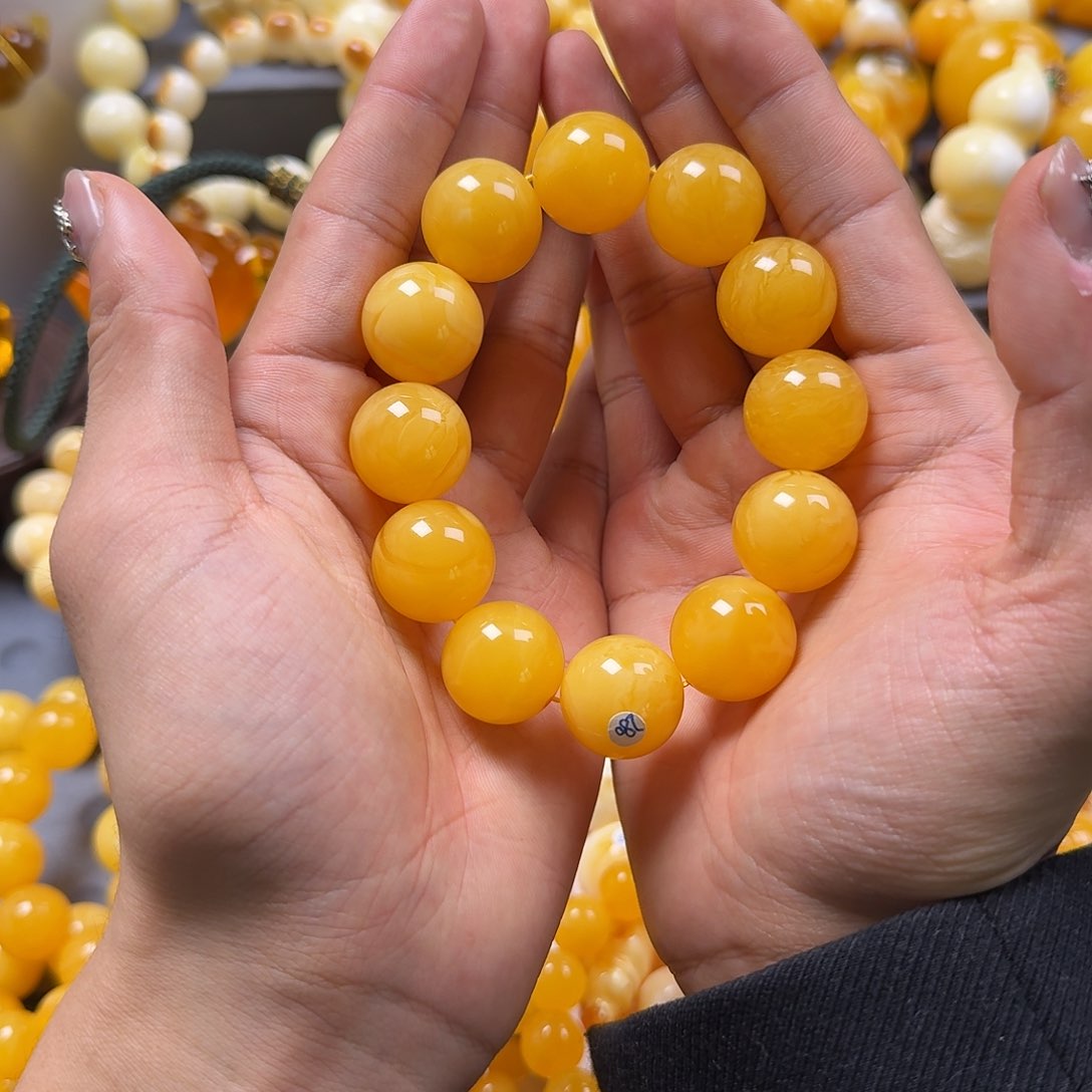 琥珀珠宝奇石未镶嵌19mm