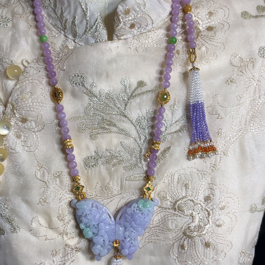 翡翠未镶嵌颈饰天然翡翠