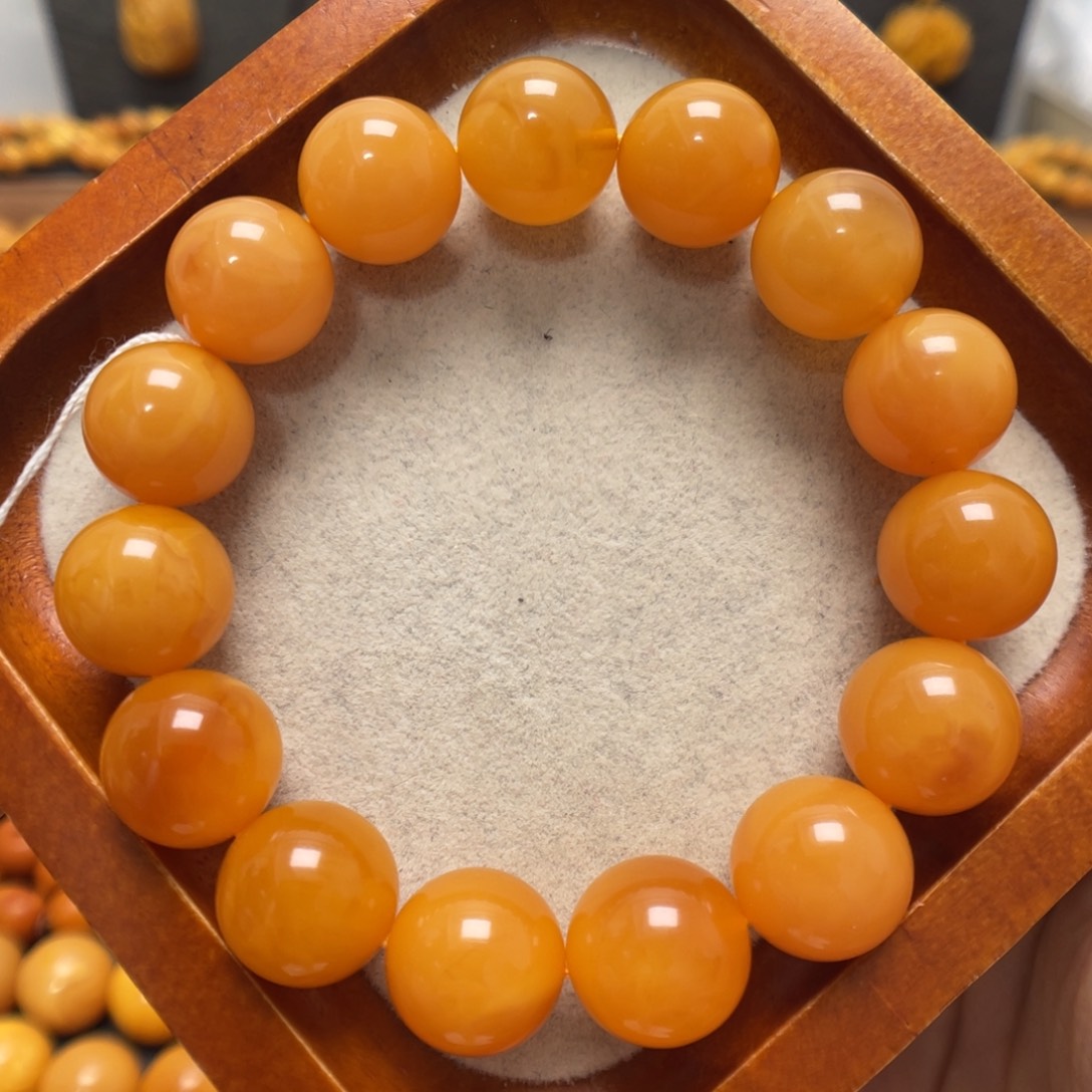 蜜蜡未镶嵌手链蜜蜡