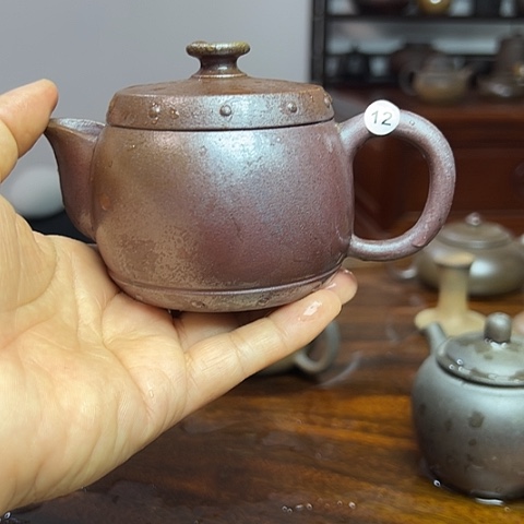 戬谷龙窑柴烧茶壶12