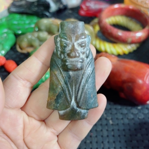 紫金钵盂菩提把件