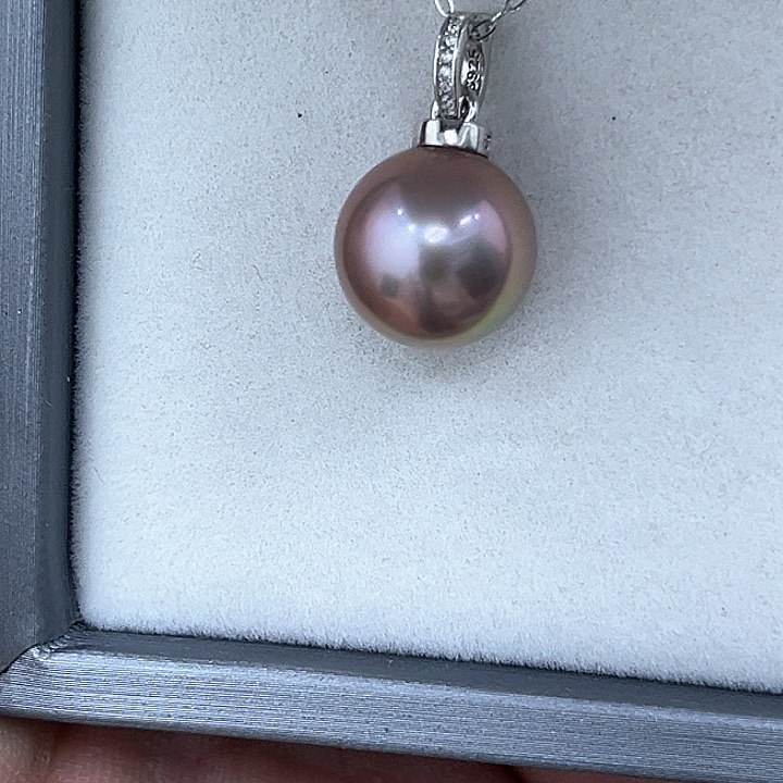 淡水珍珠颈饰银S925镶嵌