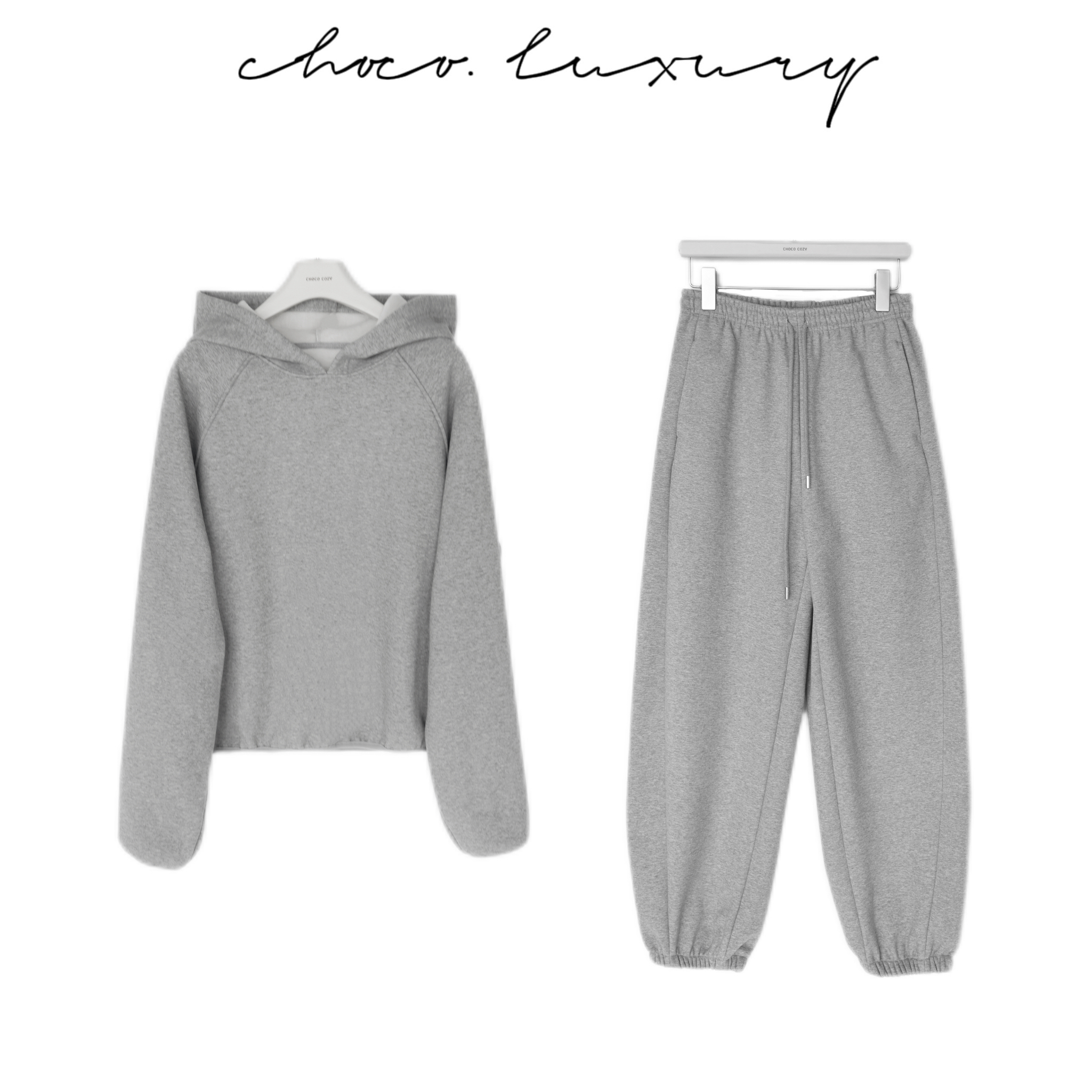 CHOCO【保龄球】时尚运动感 减龄 加绒保暖卫衣C1636卫裤C1637