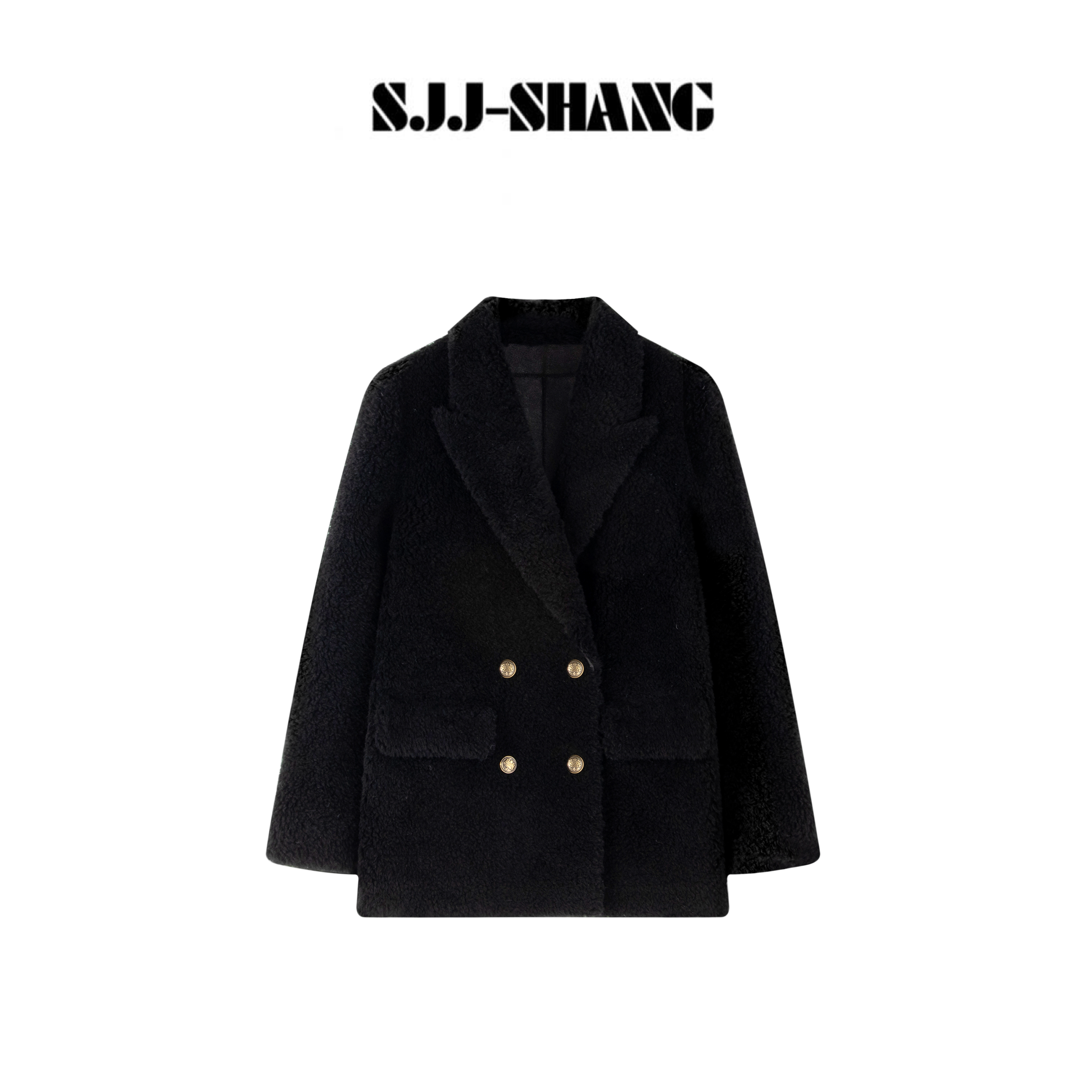 SJJ-SHANG【毛毛西装】暖意升级100%毛毛颗粒感皮草外套q136279p