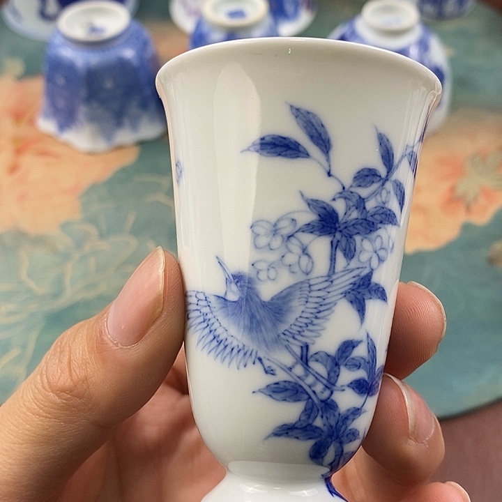 杯现代景德镇全手工全手绘茶具168888