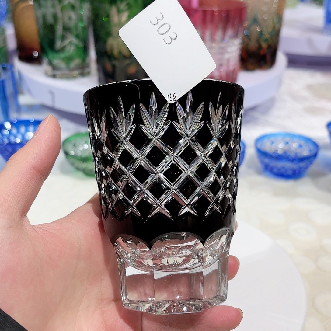 水晶杯水晶花瓶果盘通宝工艺品303