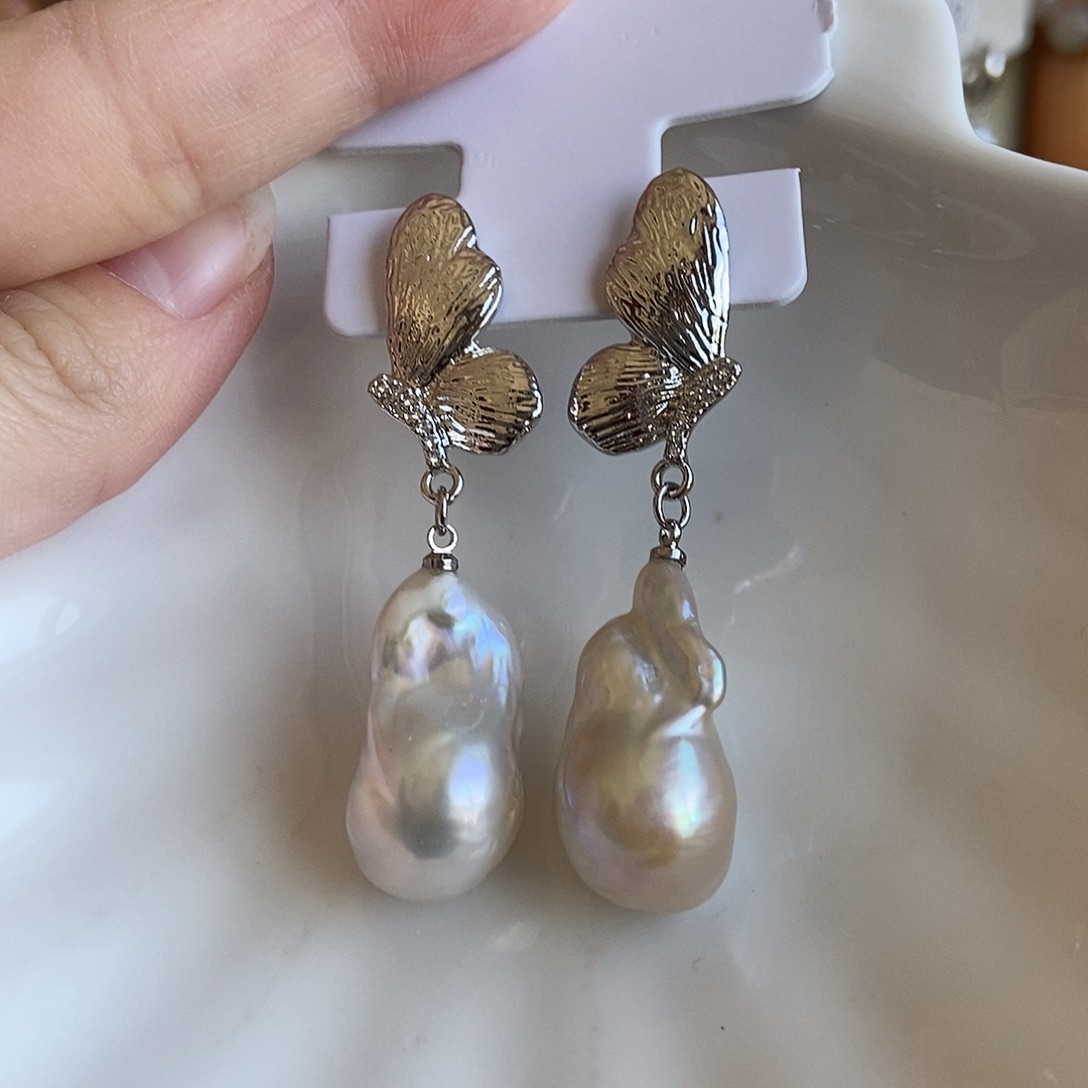 合金淡水珍珠颈饰特价耳饰4283有瑕