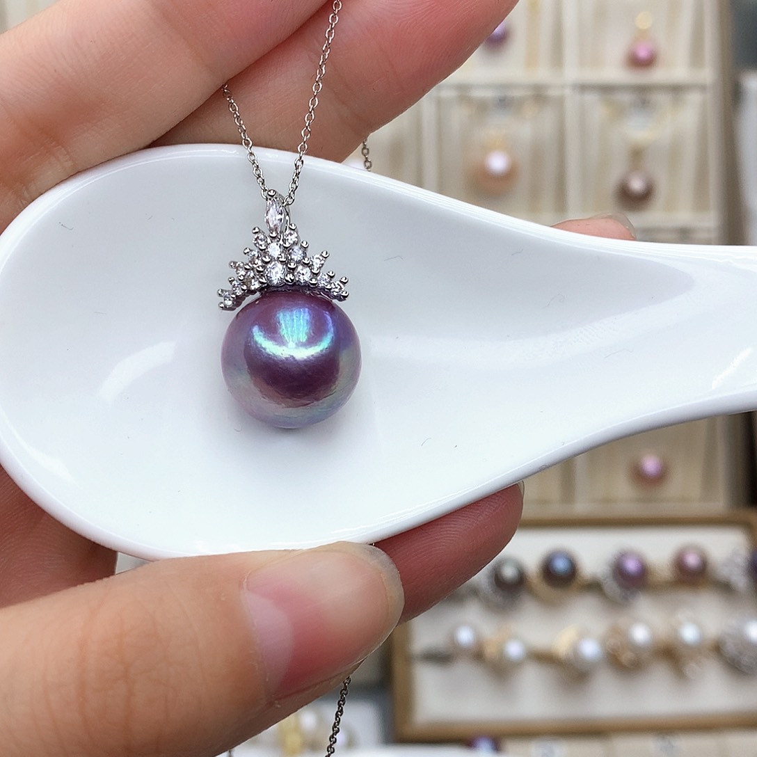 淡水珍珠颈饰合金