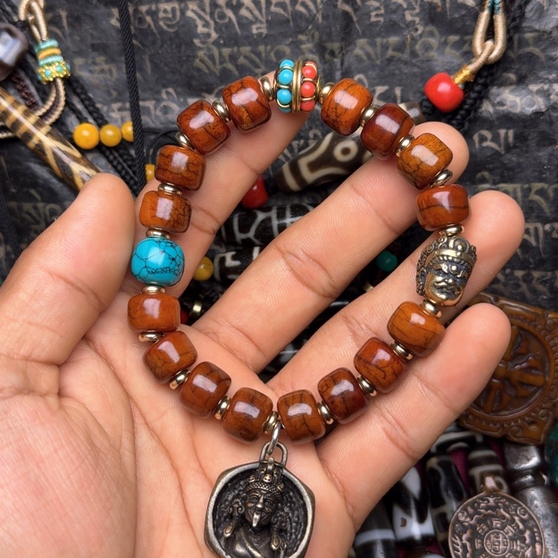 金刚菩提手串牦牛骨