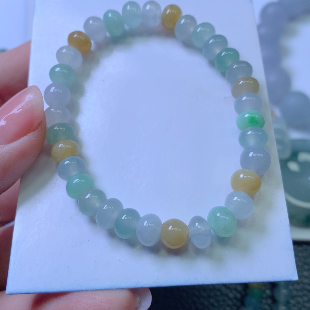 翡翠手串未镶嵌天然翡翠手串