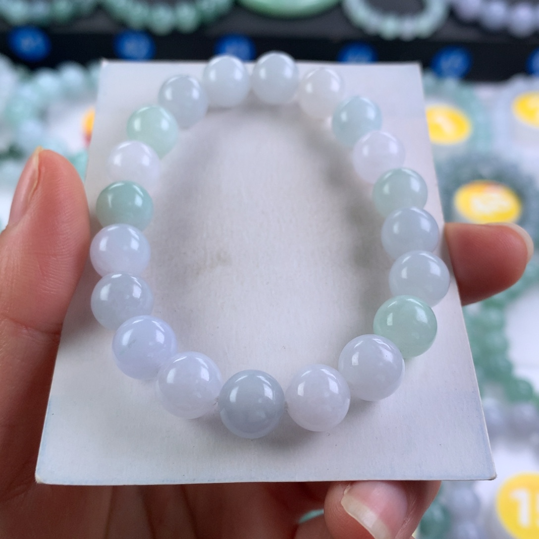 翡翠未镶嵌手链卡9.2