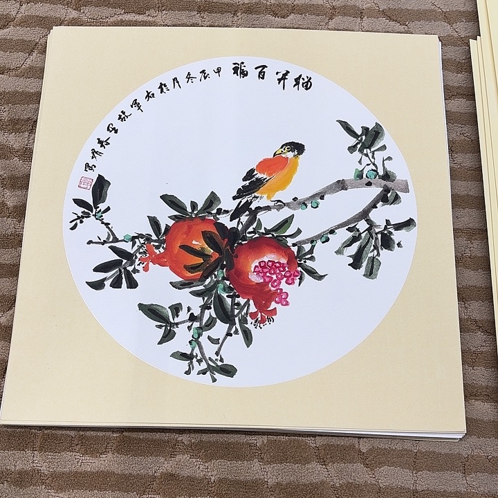 国画花鸟等多种形式为广大