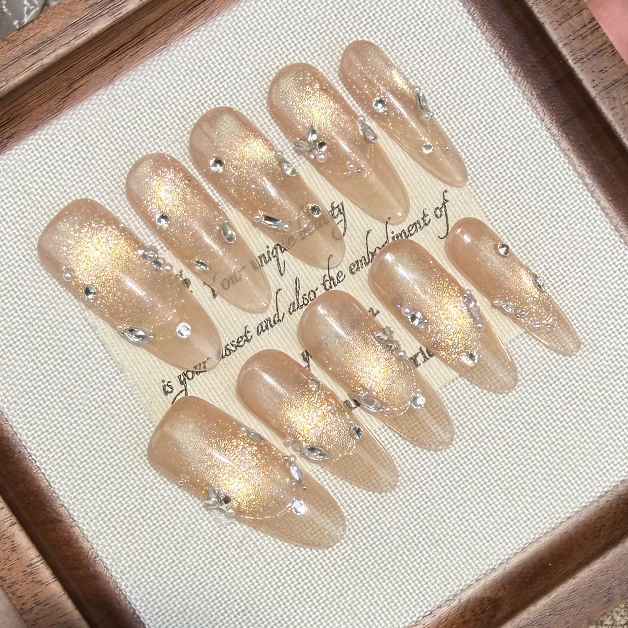 【甜栗】梦幻星河 高定手工穿戴甲 默认微瑕完美主义慎拍