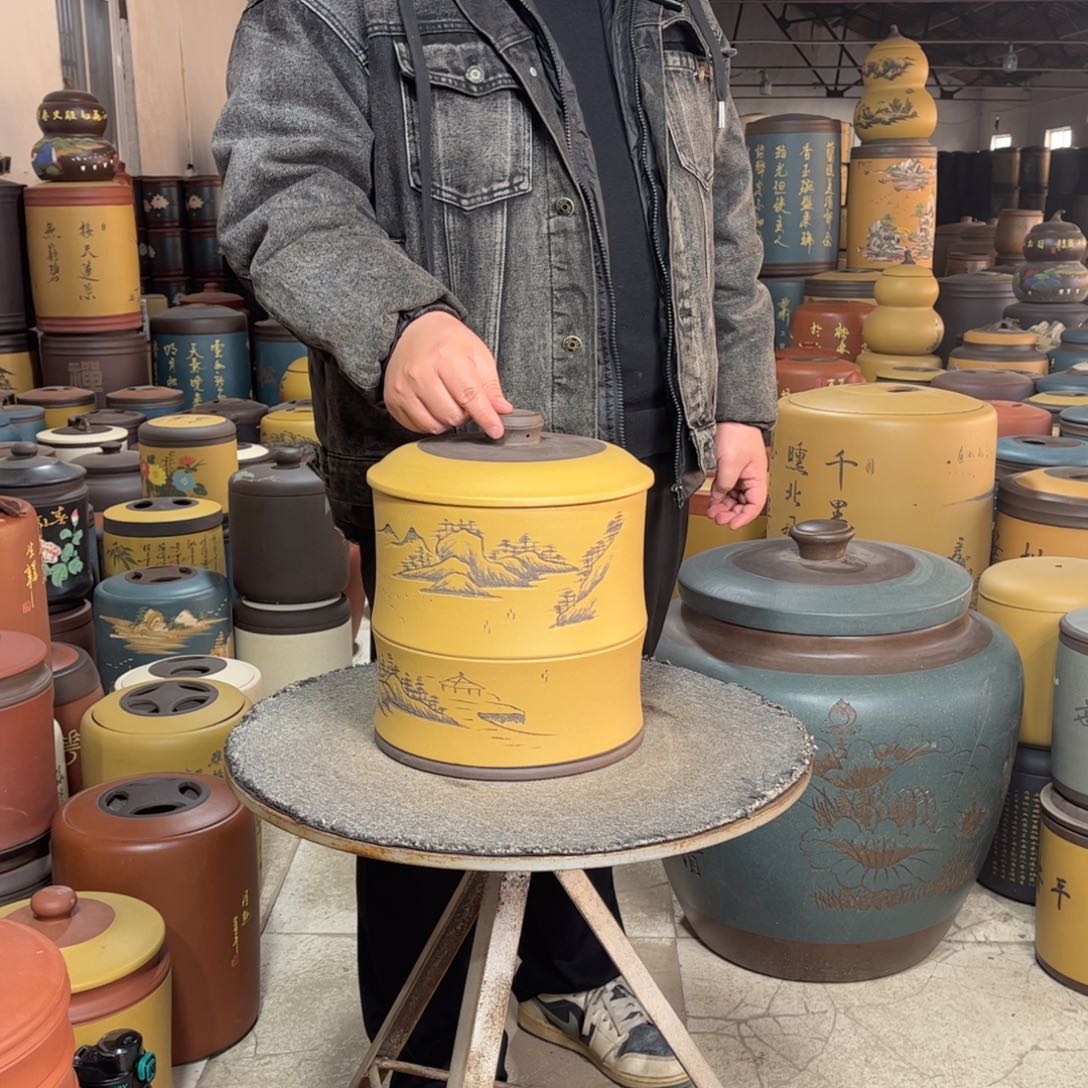 紫砂茶叶罐茶叶罐