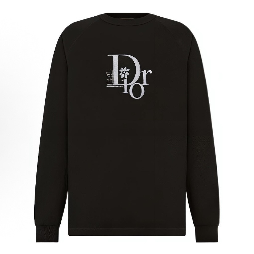 未使用 DIOR/迪奥 字母刺绣休闲长袖 S/XL码 md1602