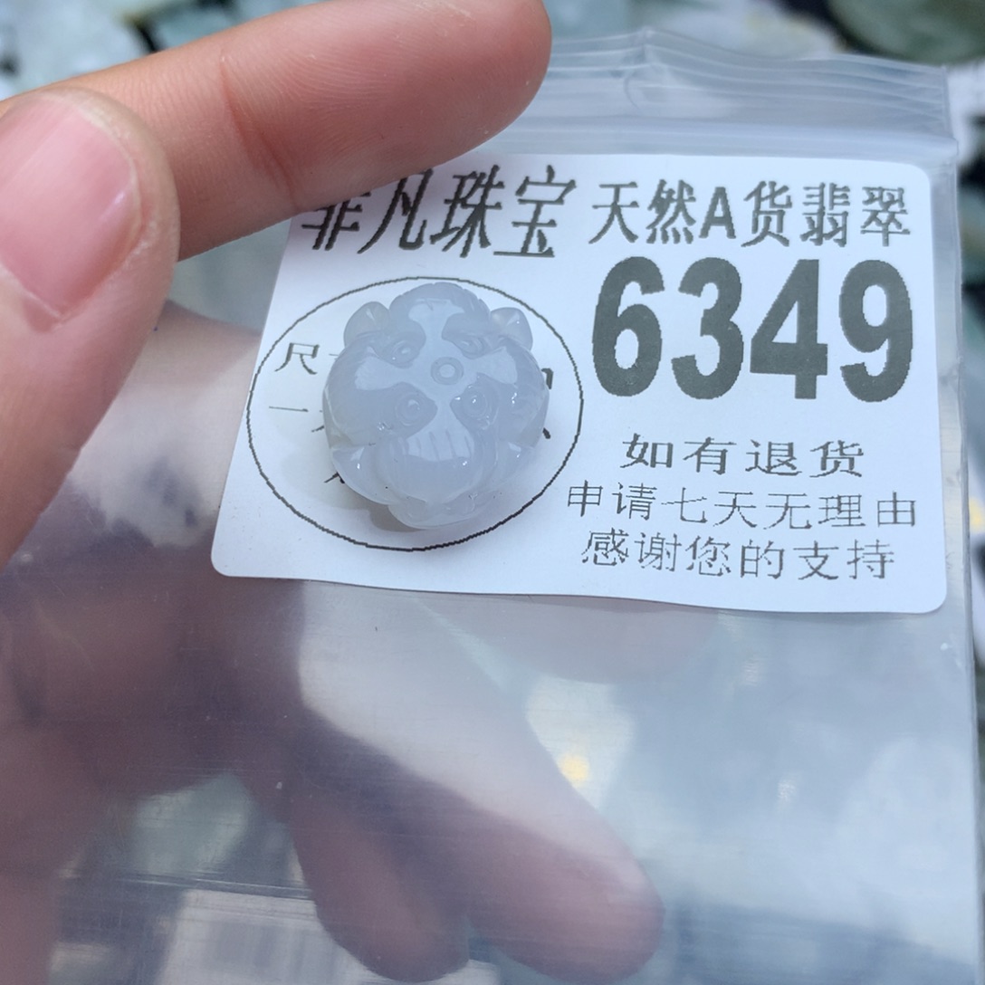 翡翠颈饰未镶嵌6349。