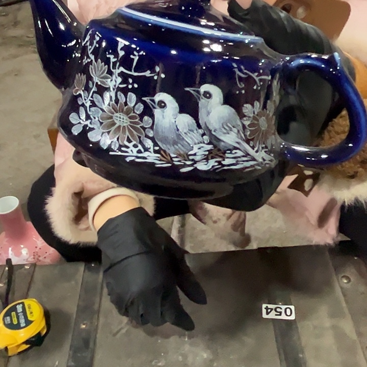 陶摆件景德镇老厂瓷高温瓷