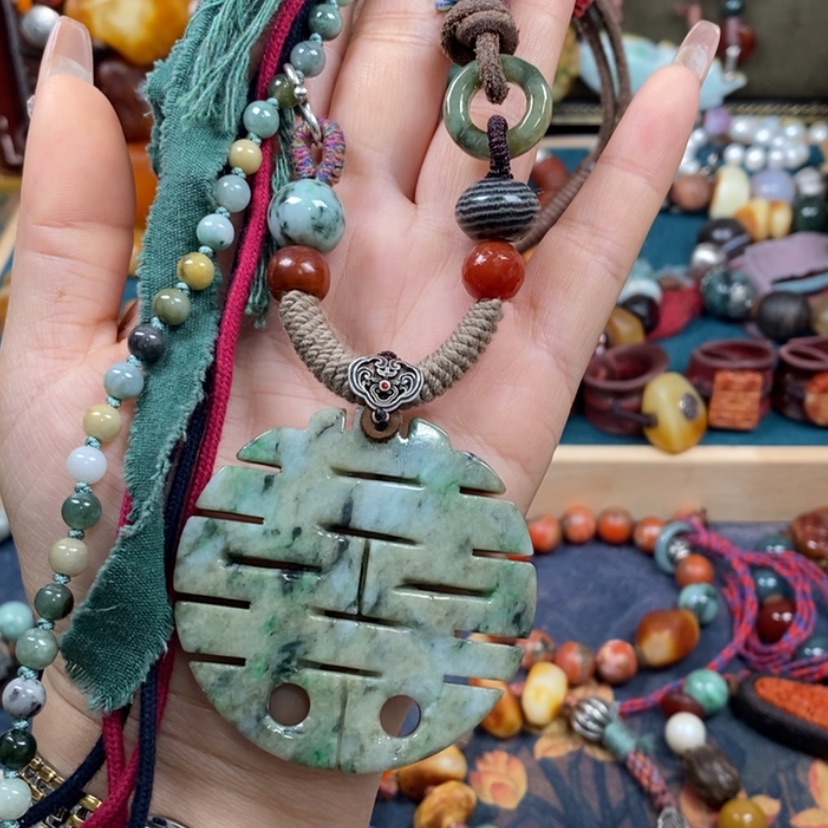 【闪购商品】翡翠颈饰未镶嵌项链