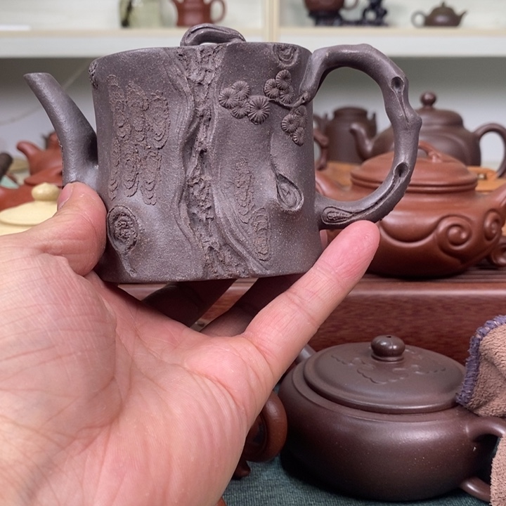 紫砂茶壶波***?紫砂紫砂