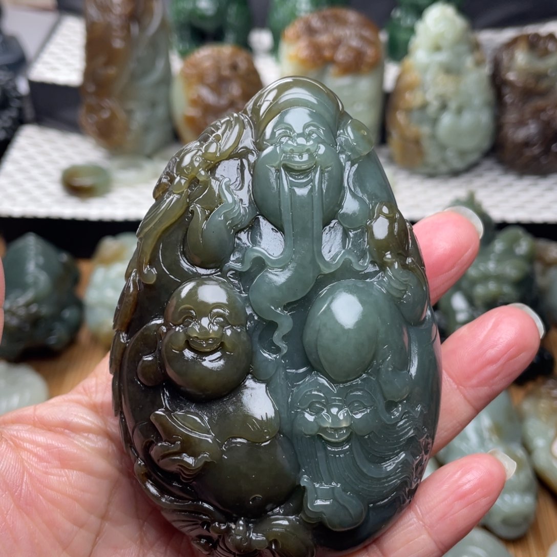 未镶嵌和田玉把件晚****