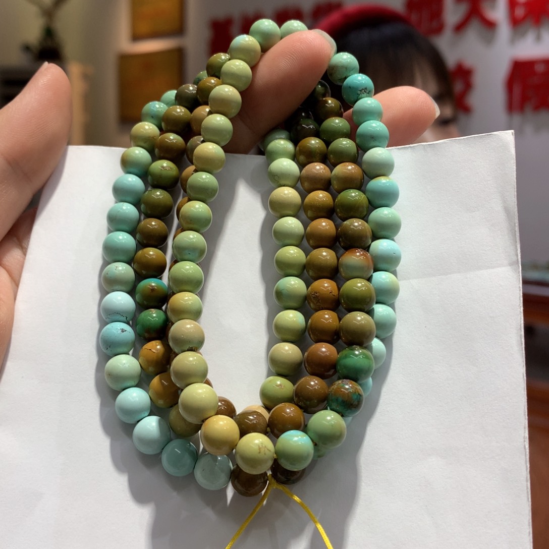 绿松石长链未镶嵌