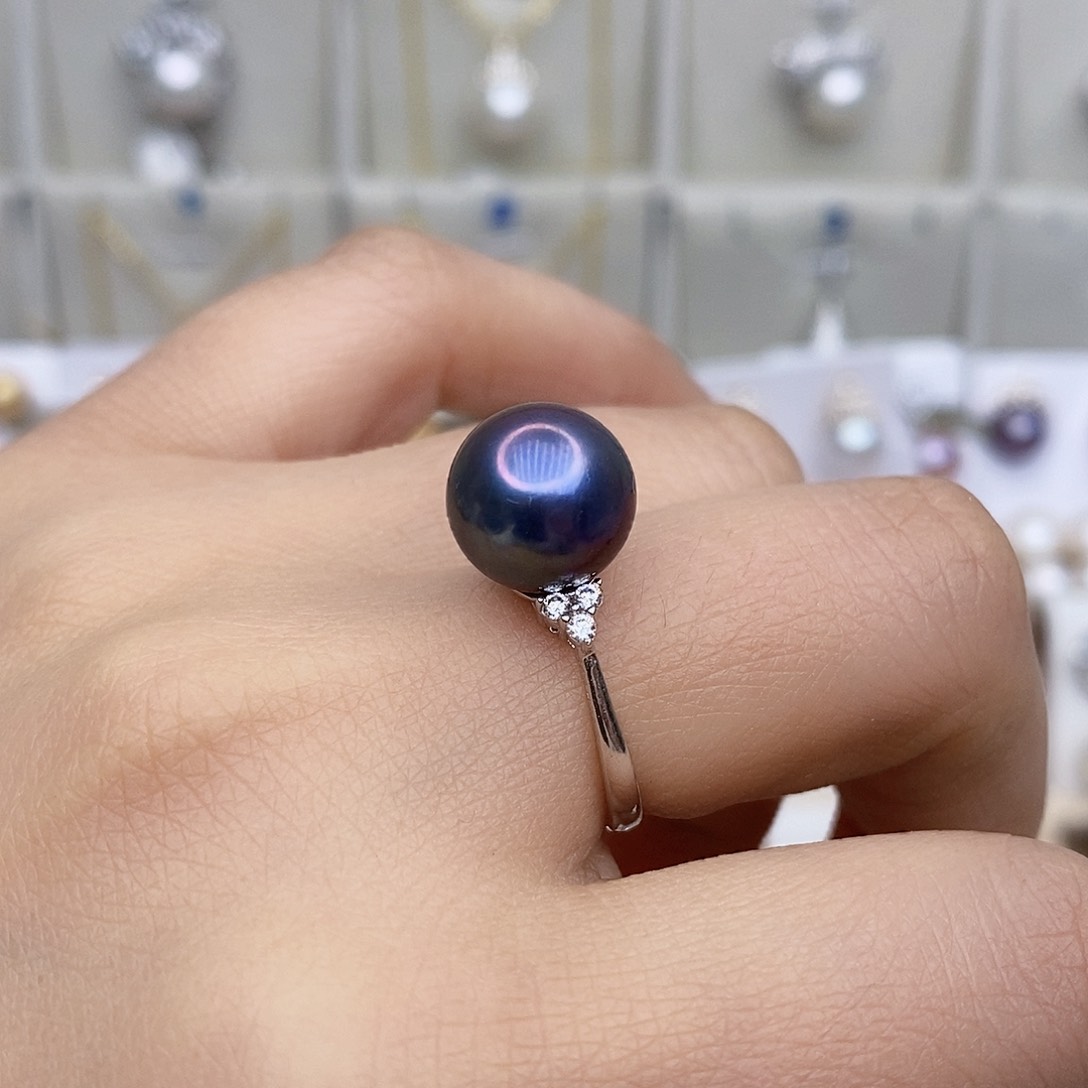 淡水珍珠颈饰银S925镶嵌