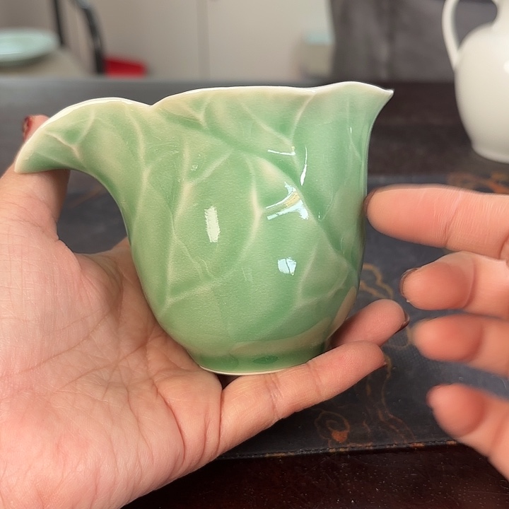 龙泉云间青瓷小米茶器