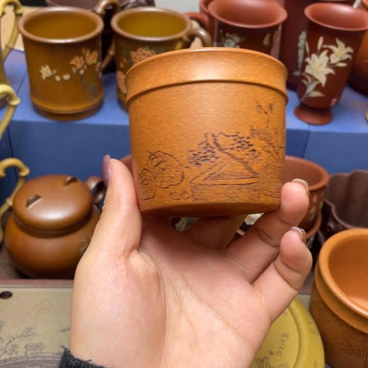 紫砂茶杯紫砂主人杯