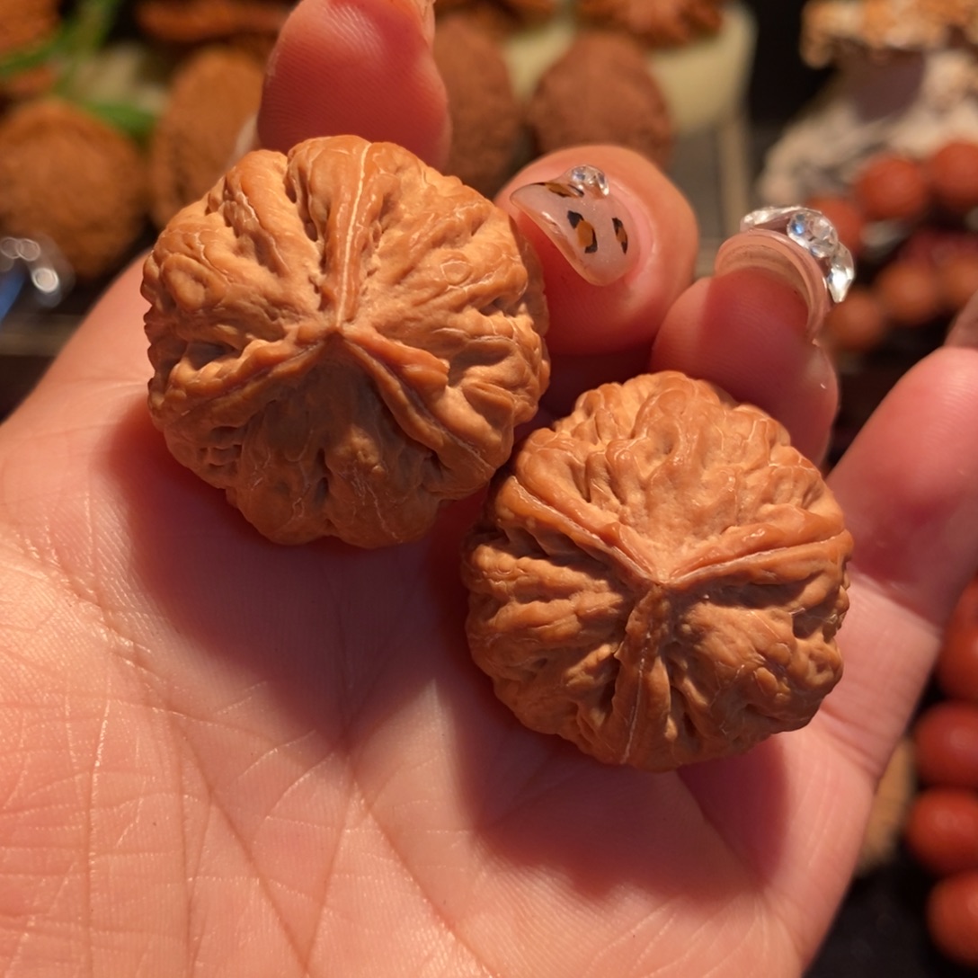 文玩核桃把件京八棱30尺正奔