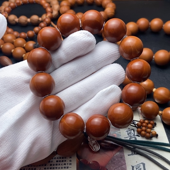 橄榄核手串/手链1.78正宗梅林铁核文玩手串