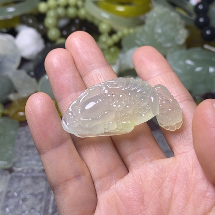 岫玉天然岫玉挂件未镶嵌